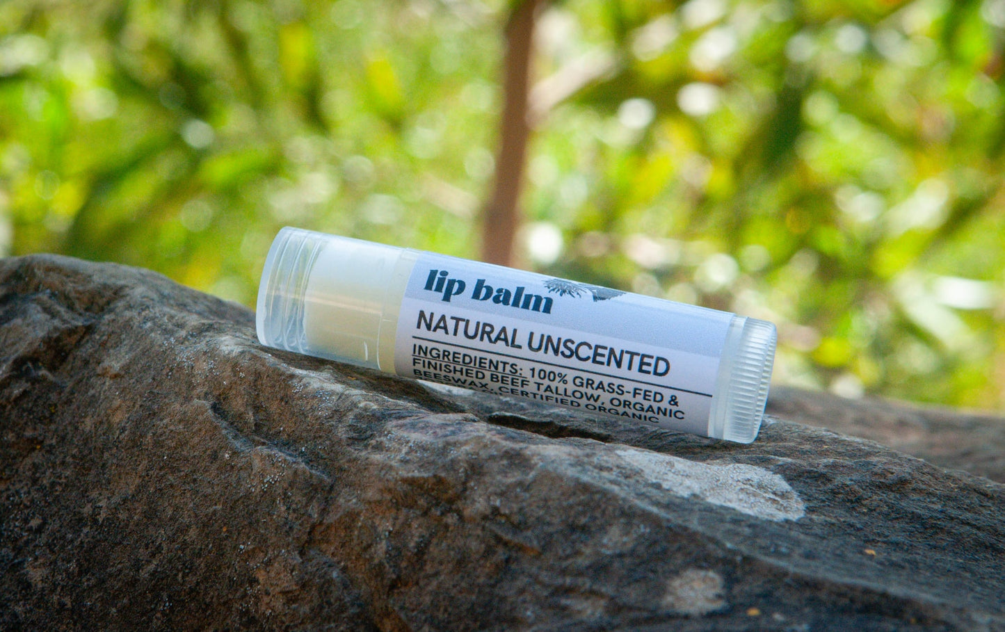Natural Unscented Tallow Lip Balm