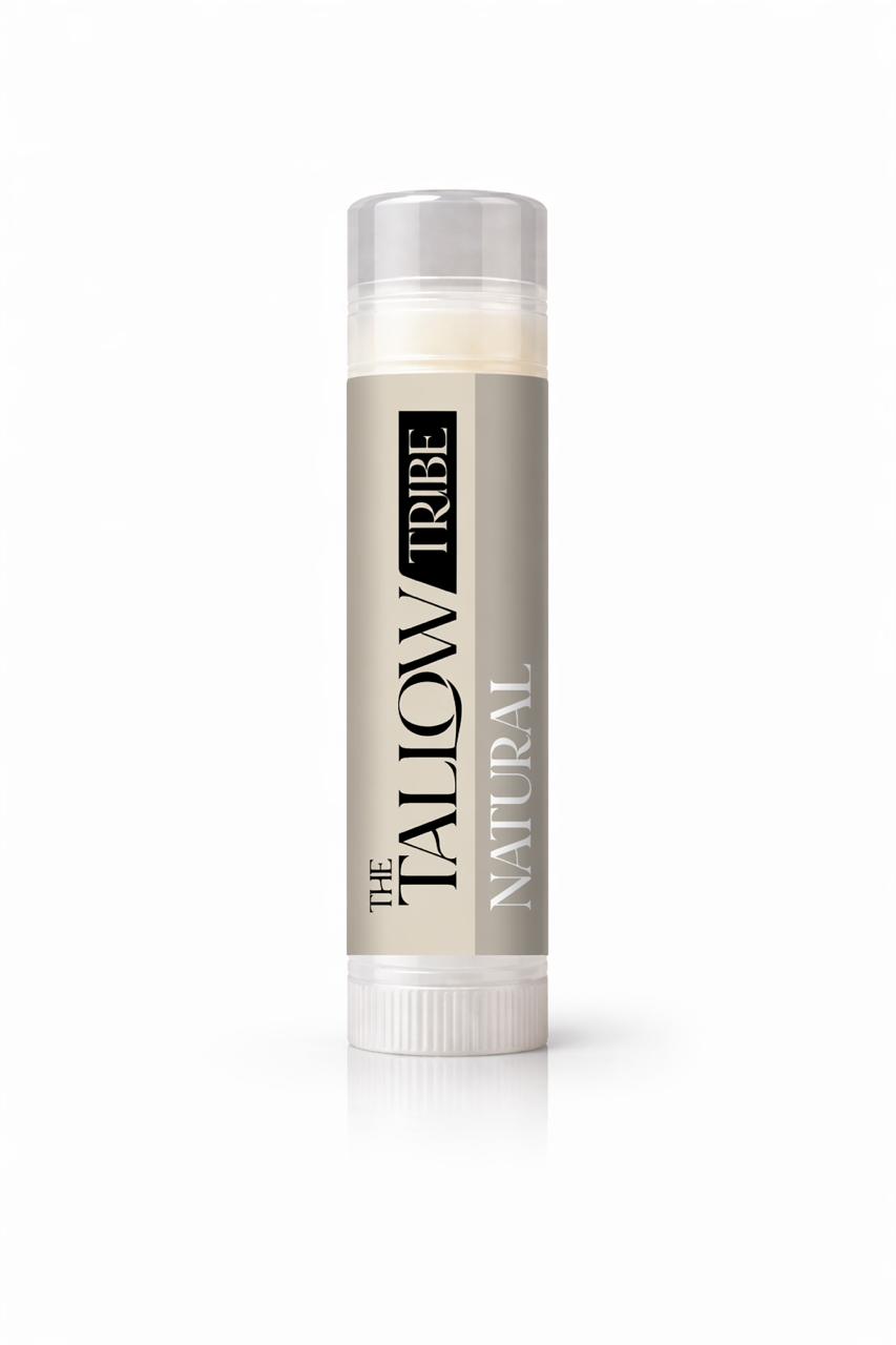Natural Unscented Tallow Lip Balm