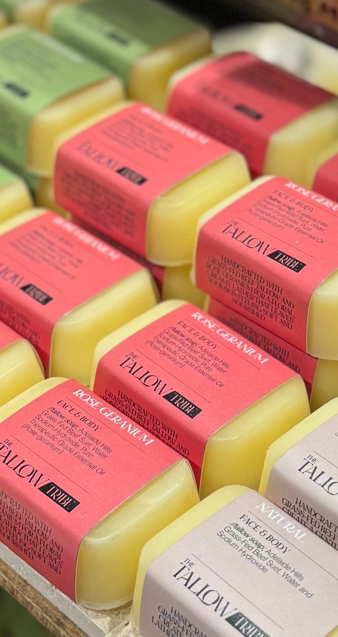 Rose Geranium Tallow Soap