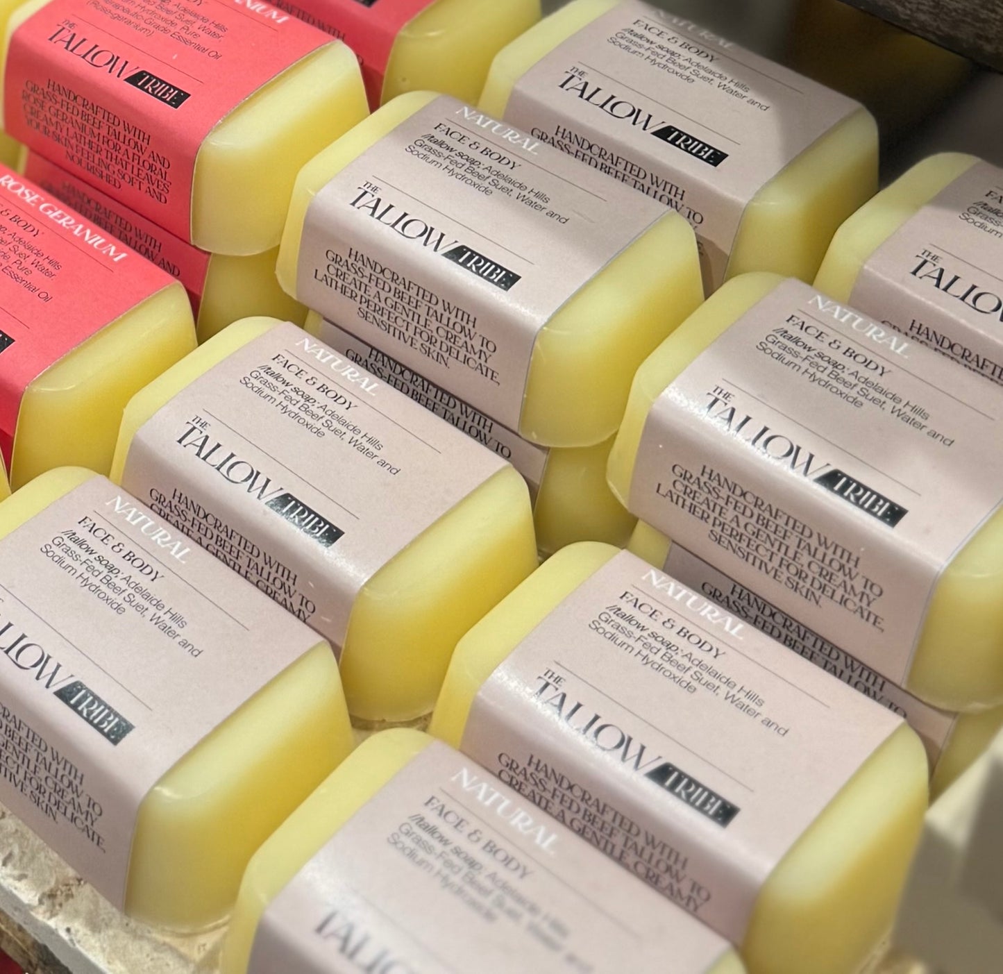 Natural (Unscented) Tallow Soap